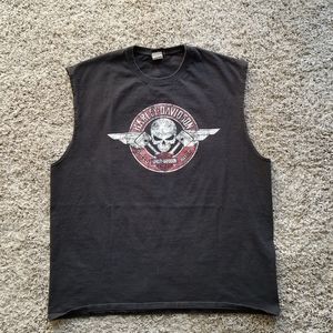 HARLEY DAVIDSON sleeveless tshirt (2XL)